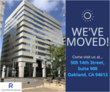 WE’VE MOVED OUR OFFICE IN OAKLAND, CA.